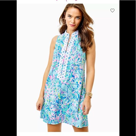 Lilly Pulitzer Dresses & Skirts - Lilly Pulitzer beautiful floral dress white trim 4